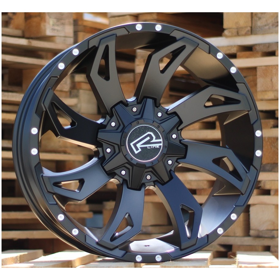 R20x9  12X135/139  ET  0  110.1  A8075  Black Matt (BM)  For 4X4  (P)  (Milling)