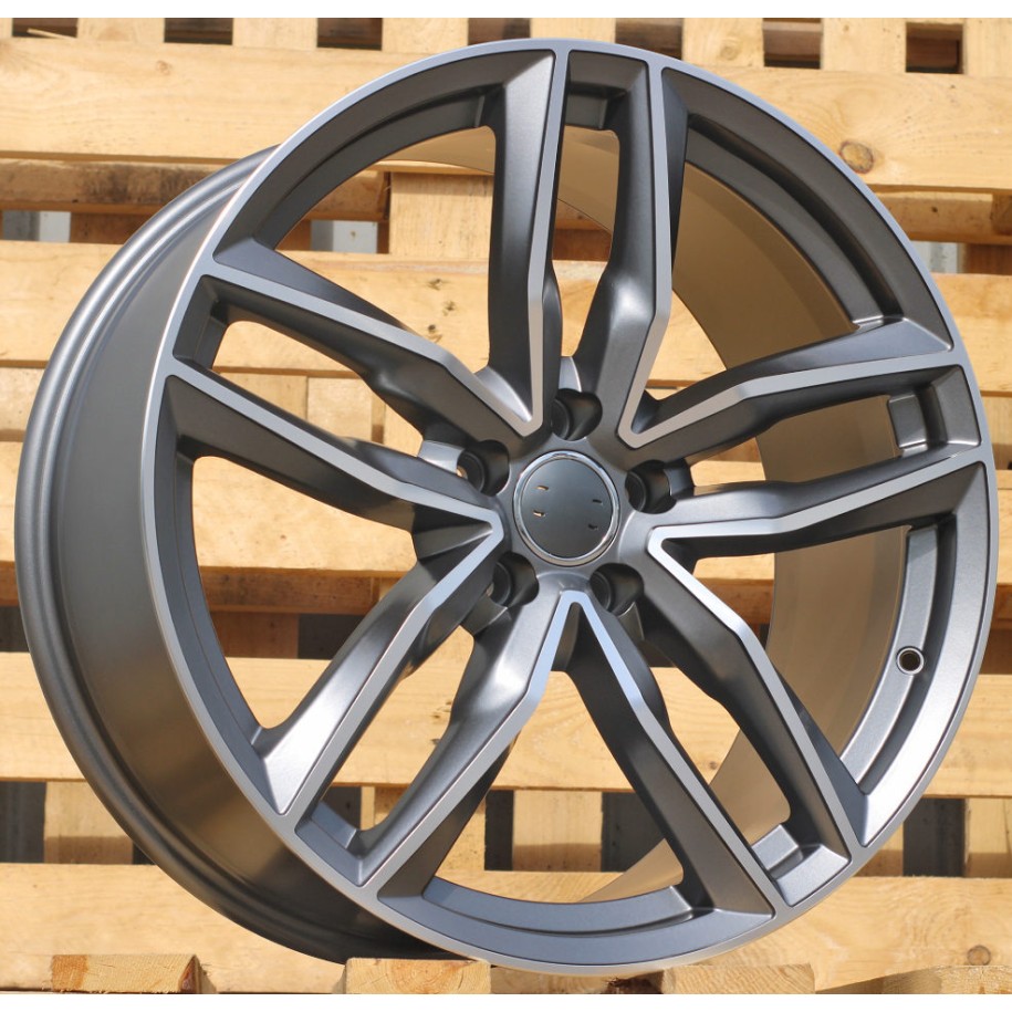 R20x9  5X112  ET  33  66.5  BK690  (IN5228)  Grey Polished Half Matt (MGHM)  For AUD  (K7)