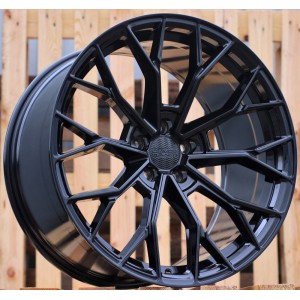 R20x9  5X114.3  ET  35  70.5  HX039  Black (BL)  For HAXER  (K4)  (Rear+Front)