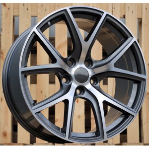 R20x9  5X127  ET  35  71.5  B5315  (BY1317)  Grey Polished (MG)  For JEEP  (Z6+M)
