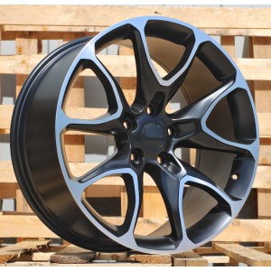R20x9  5X127  ET  40  71.5  B1790  Black Polished Half Matt (MBHM)  For JEEP  (Z6)