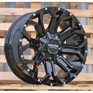 R20x9  8X180  ET  0  125.1  B1417  Black (BL)  For 4X4  (K3)