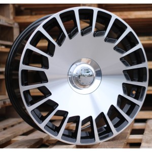 R20x9.5  5X112  ET  35  66.6  B1464  Black Polished (MB)  For MER  (P+Z1)  (MAYBACH (Front+Rear))