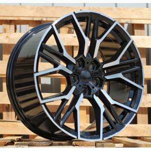 R20x9.5  5X112  ET  38  66.6  I0405  Black Polished (MB)  For BMW  (Z5)  (Rear+Front)