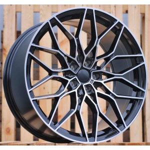 R20x9.5  5X112  ET  40  66.6  IN292  Black Polished (MB)  For BMW  (K7+K8)  (Rear+Front)