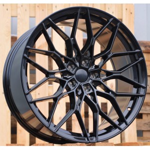 R20x9.5  5X112  ET  40  66.6  IN292  (FBX250)  Black (BL)  For BMW  (Z5+A)  (HYBRID FORGED Rear+Front)