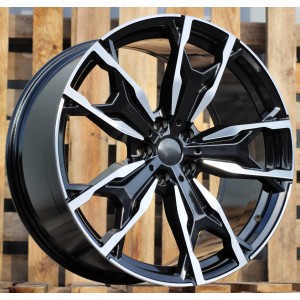 R20x9.5  5X112  ET  43  66.6  Y0204  Black Polished (MB)  For BMW  (P+Z4+Z7)  (X3 (Rear+Front))