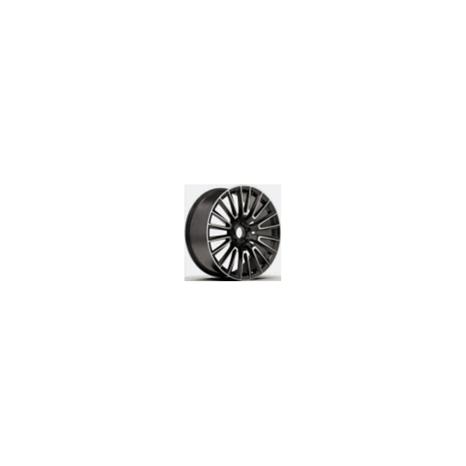 R20x9.5  5X112  ET  51  66.6  H3420F  Black Polished (MB)  For MER  (Z7)  (HYBRID FORGED Rear+Front)