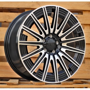 R20x9.5  5X112  ET  51  66.6  FLB005  Black Polished (MB)  For MER  (Z3)  (HYBRID FORGED (E-Class Br214)Front+Rear)
