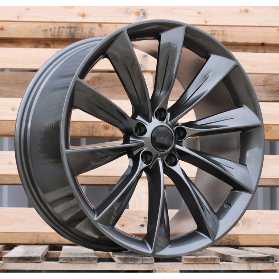 R20x9.5  5X114.3  ET  40  64.1  3S209  (FBX071)  Gun Metal (GM)  For TESLA  (P2)  (HYBRID FORGED (Model Y))