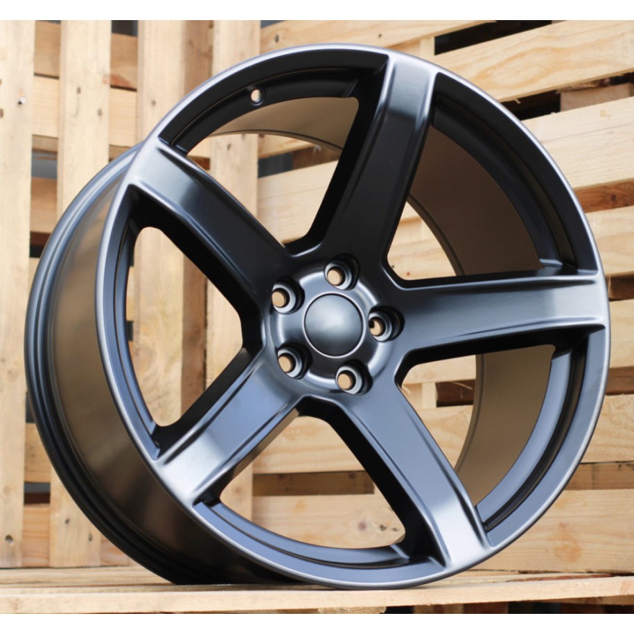 R20x9.5  5X115  ET  15  71.5  B1671  Black Half Matt (BLHM)  For DODGE  (Z1)  (Rear+Front)