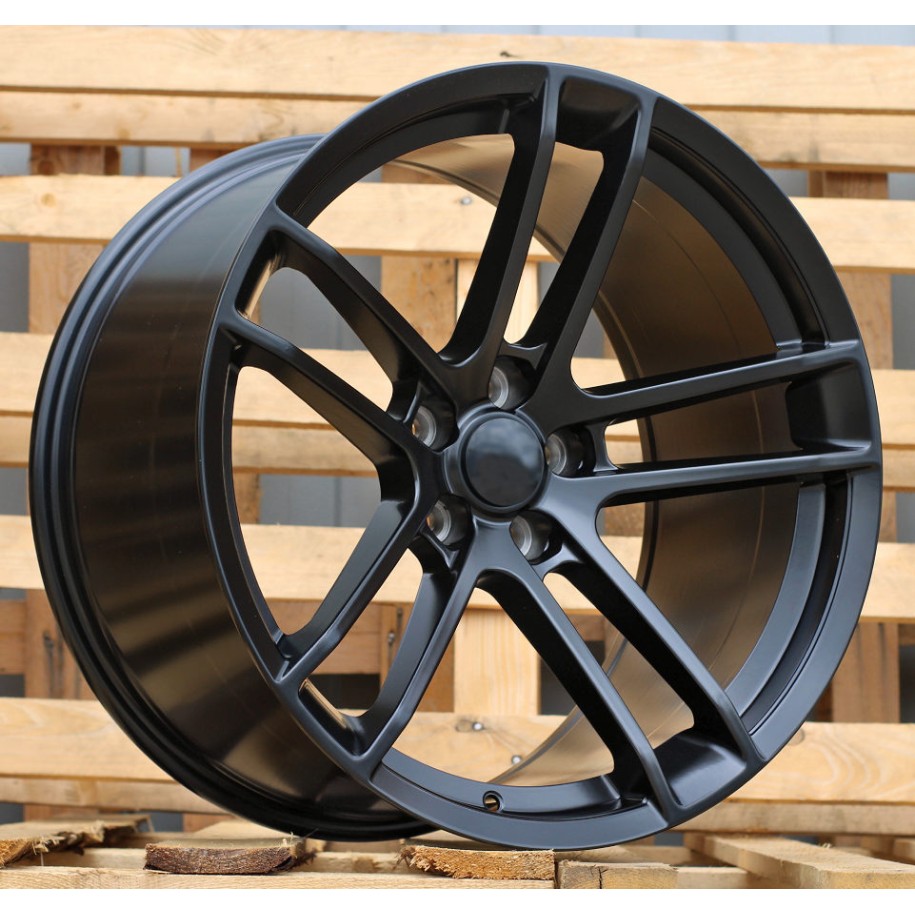 R20x9.5  5X115  ET  18  71.5  I5599  Black Half Matt (BLHM)  For DODGE  (K8)  (Front+Rear)