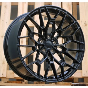 R20x9.5  5X120  ET  38  72.6  I0384  (FBX251)  Black (BL)  For BMW  (P2)  (HYBRID FORGED Rear+Front)