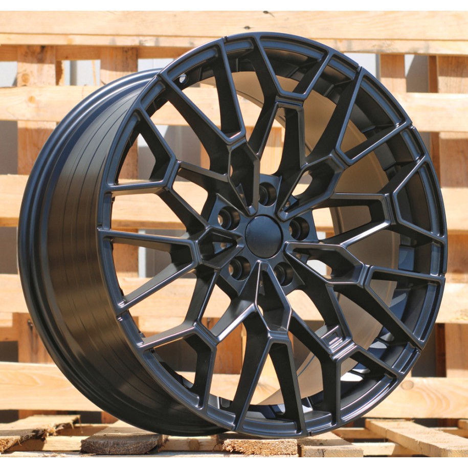 R20x9.5  5X120  ET  38  72.6  I0384  (BYD1883)  Black Half Matt (BLHM)  For BMW  (Z3)  (Rear+Front)