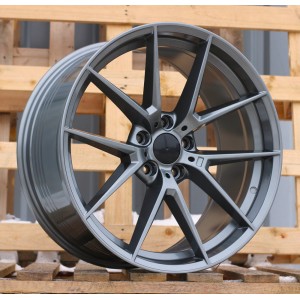 R20x9.5  5X120  ET  40  72.6  HE761  (FBX124)  Gun Metal (GM)  For BMW  (Z7)  (HYBRID FORGED (Front+Rear))