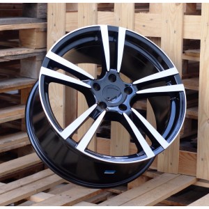 R20x9.5  5X130  ET  55  71.6  E946  (BY249)  Black Polished (MB)  For PORCH  (Z2)  (Rear+Front)