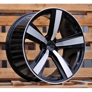 R21x10  5X112  ET  19  66.5  3S1239  Black Polished (MB)  For PORCH  (K4)  (HYBRID FORGED (Rear+Front))