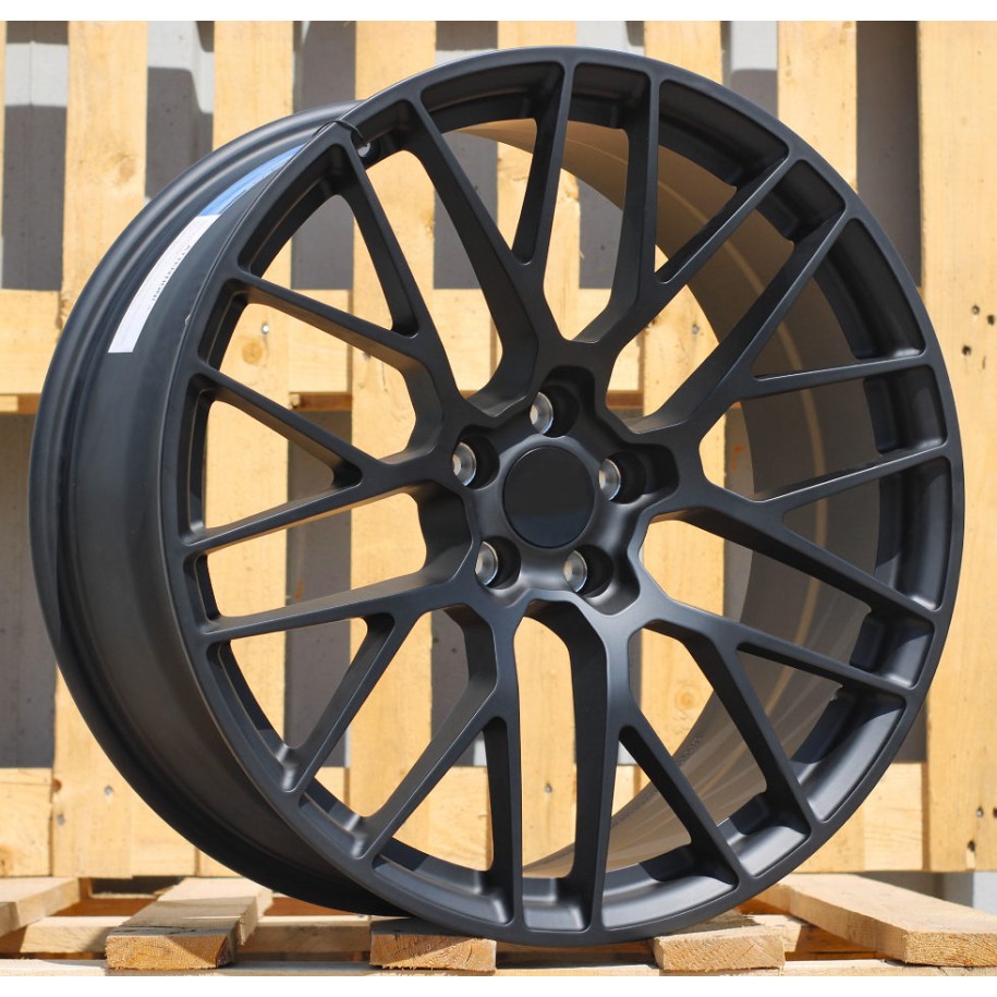 R21x10  5X112  ET  19  66.5  BK998  (CQRGW1022)  Black Matt (BM)  For PORCH  (K3)  (FORGED (Rear+Front))