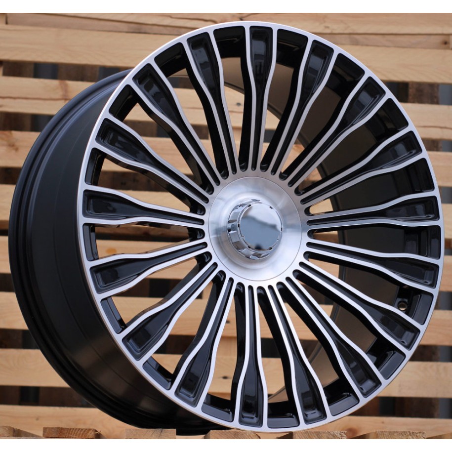 R21x10  5X112  ET  40  66.6  I0313  (BY1785)  Black Polished (MB)  For MER  (Z3+Z2)  (Rear+Front)