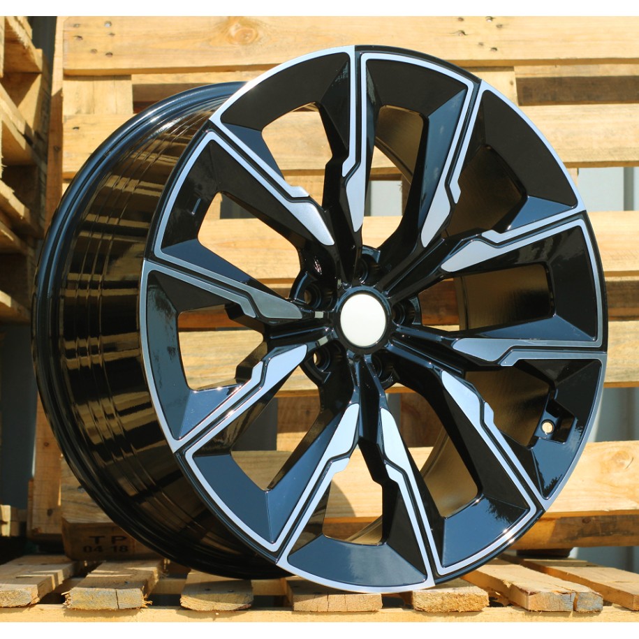 R21x10  5X112  ET  41  66.6  FBX144  Black Polished (MB)  For BMW  (Z5+A)  (HYBRID FORGED (Rear+Front))