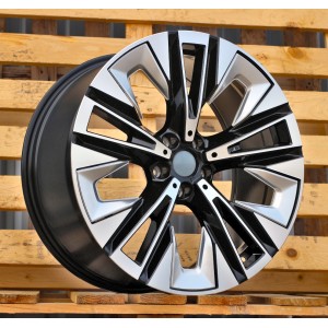 R21x10  5X112  ET  46  66.6  H3521F  Black Polished (MB)  For BMW  (A)  (HYBRID FORGED BMW 5/ I5 Rear+Front)