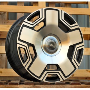 R21x10  5X130  ET  35  84.1  F3053  Black Polished (MB)  For MER  (Z3)  (HYBRID FORGED Monoblock)