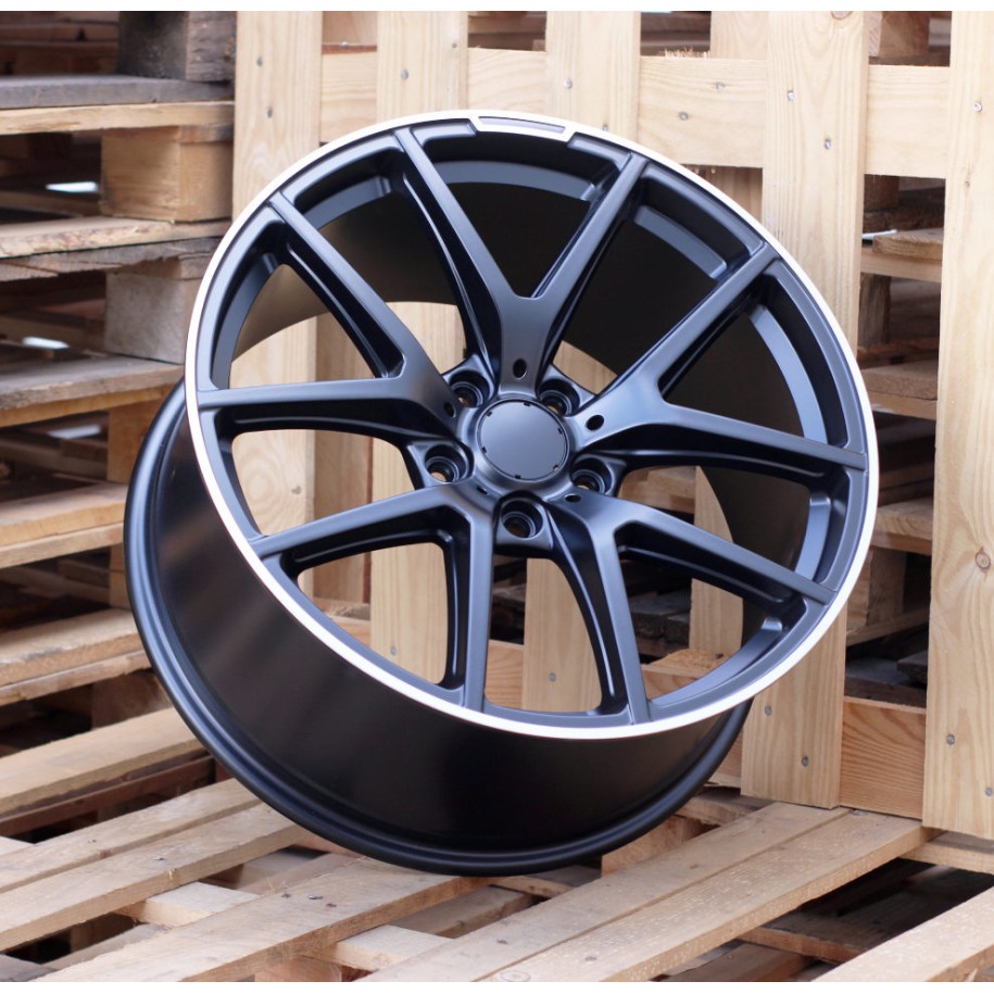 R21x10  5X130  ET  33  84.1  A8221  Black Matt+Polished Lip (BMPL)  For MER  (P+Z1)