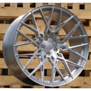 R21x10.5  5X112  ET  30  66.6  HXF03  Brush Silver (BS)  For HAXER  (K3)  (FORGED  (NEW Model))