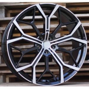 R21x10.5  5X112  ET  43  66.6  FE245  Black Polished (MB)  For BMW  (P2)  ((AKC 140 Eur))