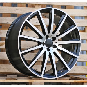 R21x11  5X112  ET  42  66.6  H3524F  Black Polished (MB)  For MER  (Z3)  (HYBRID FORGED Rear+Front)