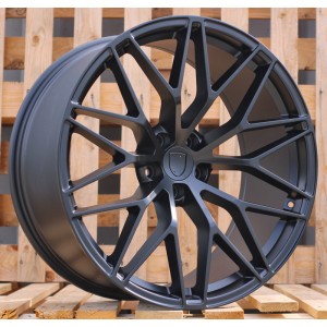 R21x11  5X130  ET  58  71.6  3S1067  (IN3082F)  Black Half Matt (BLHM)  For PORCH  (Z6+A)  (HYBRID FORGED Rear+Front)