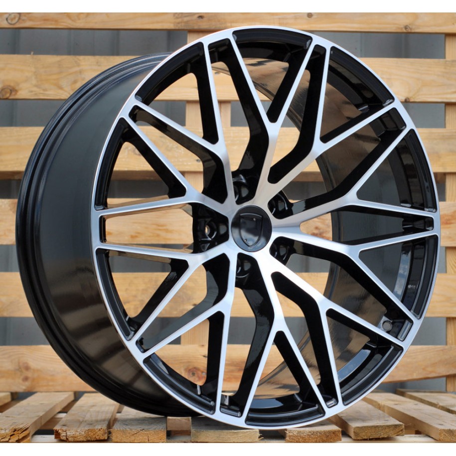 R21x11  5X130  ET  58  71.6  FB1705  Black Polished (MB)  For PORCH  (K7)  (FORGED (Rear+Front))