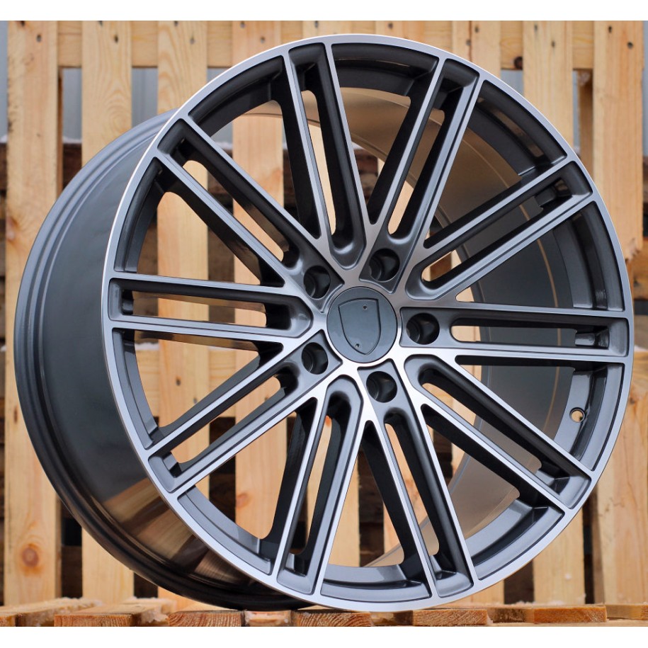 R21x11.5  5X130  ET  60  71.6  B1271  Grey Polished (MG)  For PORCH  (P)  (Rear+Front)