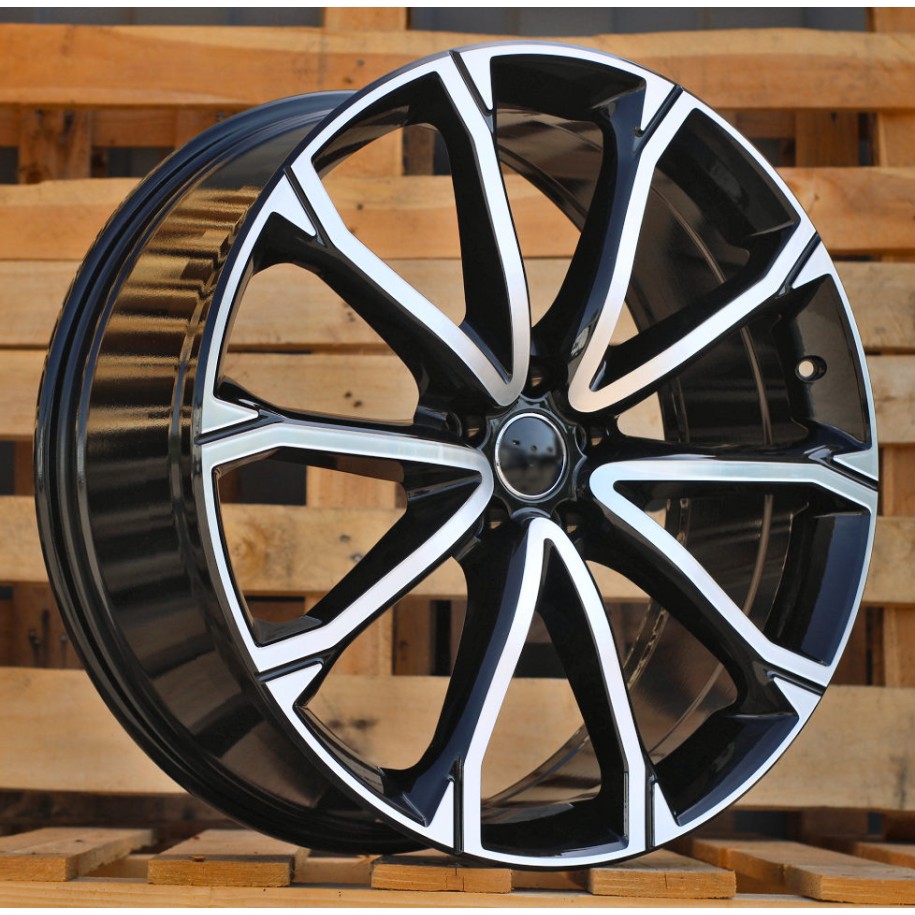 R21x8.5  5X112  ET  38  66.5  Y1197  Black Polished (MB)  For AUD  (K2)  (NEW Model)
