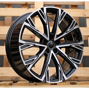 R21x8.5  5X112  ET  43  66.5  3S1277  Black Polished (MB)  For AUD  (P)  (HYBRID FORGED)