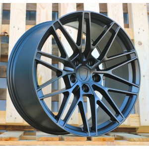 R21x8.5  5X130  ET  27  66.5  3S1324  Black Half Matt (BLHM)  For PORCH  (M)  (NEW Macan II (XAB) HYBRID FORGED Rear+Front)