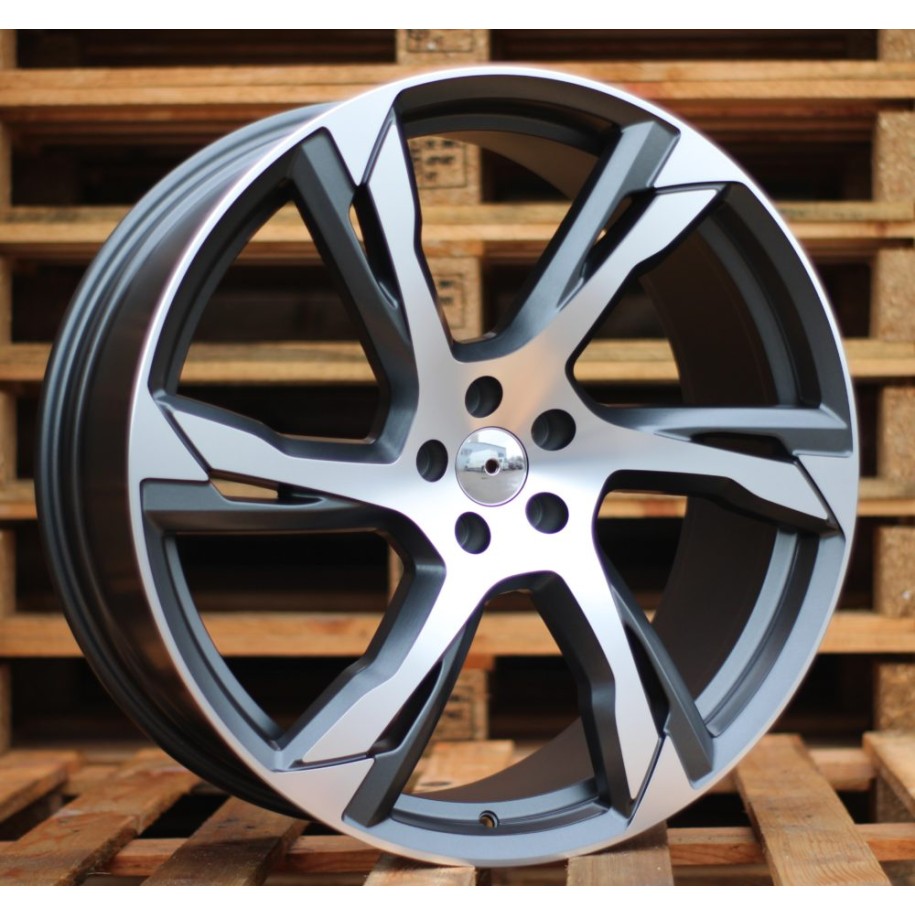 R21x9  5X108  ET  38.5  63.4  B1175  Grey Polished (MG)  For VOLVO  (Z2)