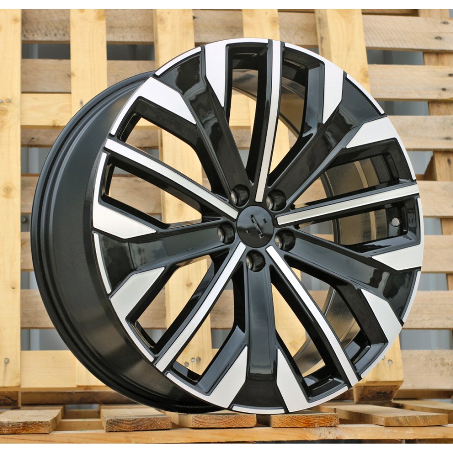 R21x9  5X108  ET  38.5  63.4  H3460F  Black Polished (MB)  For VOLVO  (A)  (HYBRID FORGED)