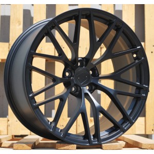 R21x9  5X112  ET  28  66.5  XFRGW5697  Black Matt (BM)  For PORCH  (K3)  (FORGED (Rear+Front))