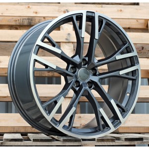 R21x9  5X112  ET  30  66.45  F726  (FB726)  Grey Polished (MG)  For AUD  (Z6)  (HYBRID FORGED)
