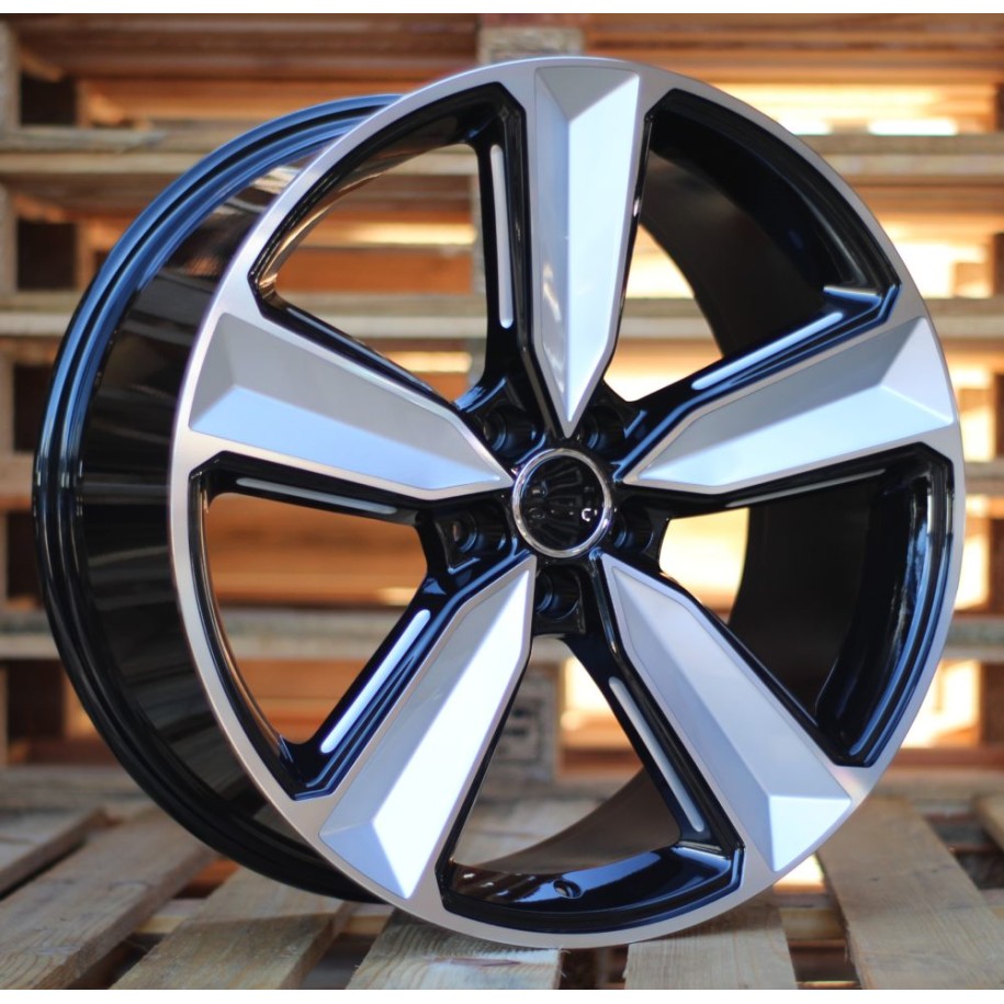 R21x9  5X112  ET  31  66.5  A5470  Black Polished (MB)  For AUD  (K4+P)  (MILLING)