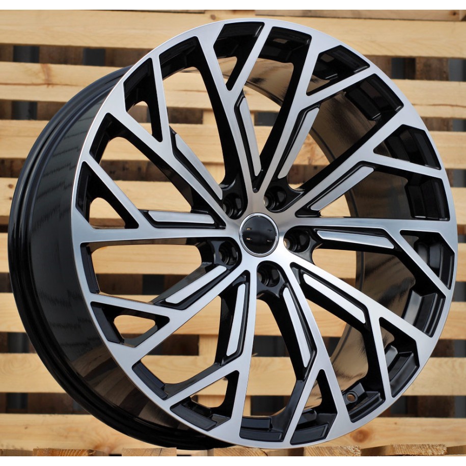 R21x9  5X112  ET  37  66.5  I0337  (Y0081)  Black Polished (MB)  For AUD  (P+K2)  (Audi A8)