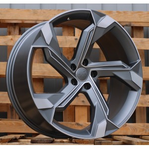 R21x9  5X112  ET  36  66.5  Y1201  (FBX150)  Grey Polished (MG)  For AUD  (K8)  (HYBRID FORGED)