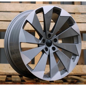 R21x9  5X112  ET  42  57.1  I1141  Grey Polished (MG)  For SKODA  (K7)  ((AKC 150 Eur)Enyaq (Front+Rear))