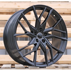R21x9  5X112  ET  42  57.1  YF5771  Black Half Matt (BLHM)  For AUD  (K7)  (HYBRID FORGED Q4 e-tron (Rear))