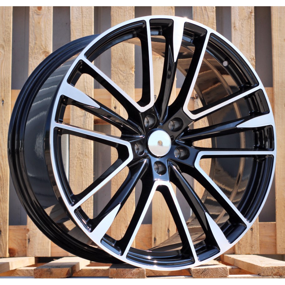 R21x9  5X114.3  ET  35  67.1  H1005  (FB0469J)  Black Polished (MB)  For MASER  (K7)  (FORGED Maserati (Rear+Front))