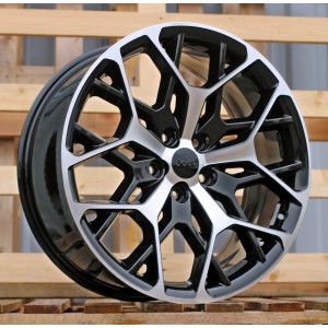 R21x9  5X127  ET  50  71.5  A1458  Black Polished (MB)  For JEEP  (P)
