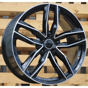 R21x9.5  5X112  ET  31  66.5  BK690  (BY1126)  Black Polished (MB)  For AUD  (Z4)