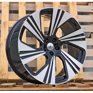 R21x9.5  5X112  ET  36  66.5  FB007  Black Polished (MB)  For AUD  (Z7)  (HYBRID FORGED Q8 E tron)