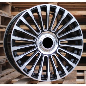 R21x9.5  5X130  ET  40  84.1  B1365  Black Polished (MB)  For LAND  (K7)  ((AKC 140 Eur) MANSORY)
